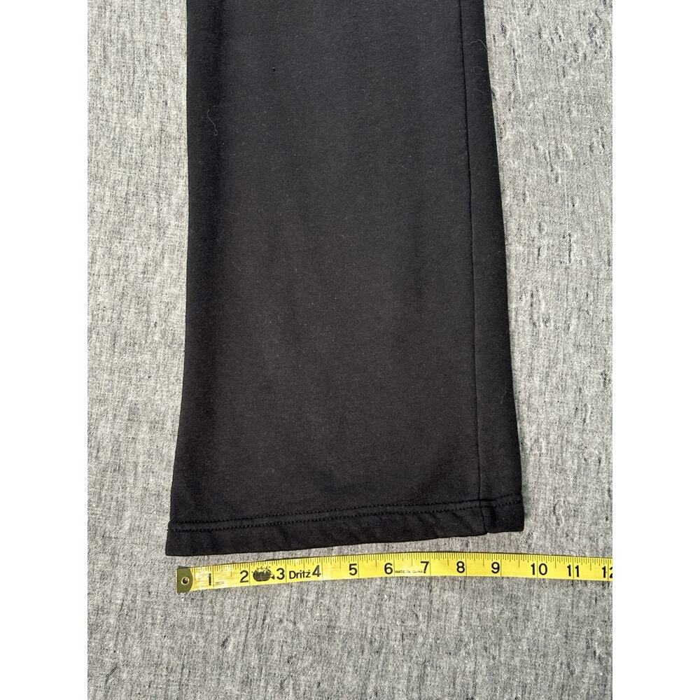Ed Hardy Sweatpants Womens Large 32" Black Fleece Flare Y2K Tattoo Streetwear - Picture 11 of 15